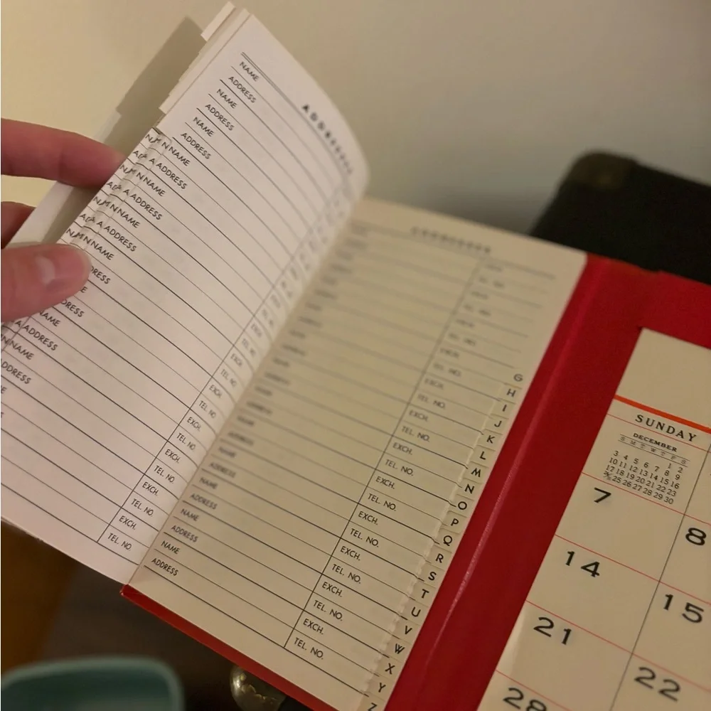 Vintage 1979 Calendar / Addresses / Memo Pad Book - never used!